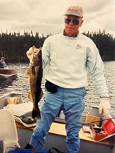 Dad fishing